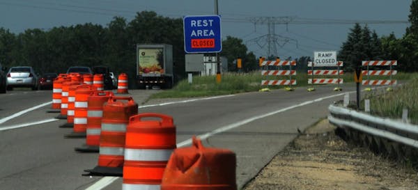 The rest area along westbound I-94 in Woodbury has been closed.