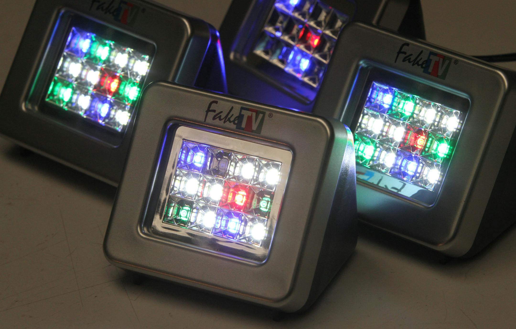 As spring fever has Minnesotans getting out of the house, burglars are lying in wait to get in. Rein Teder of Hydreon Corp in Eden Prairie has invented a device to keep them at bay, a FakeTV that mimicks the flickering of a TV when no one is home. It may not be as effective as a Brink's alarm, but burglars tend to choose the path of least resistance, say experts. Photographed on 4/16/13.] Bruce Bisping/Star Tribune bbisping@startribune.com Rein Teder/source.