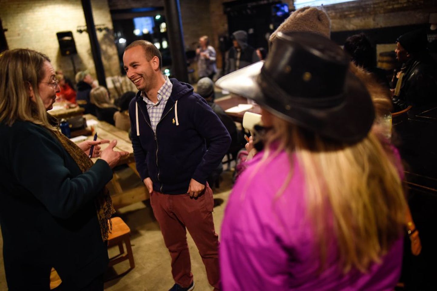 AirBnb spokesman Benjamin Breit met prospective hosts at a Jan. 18 event in St. Paul. A year ago, Airbnb had only 1,000 listings in the Twin Cities. This month, it has nearly 5,000.