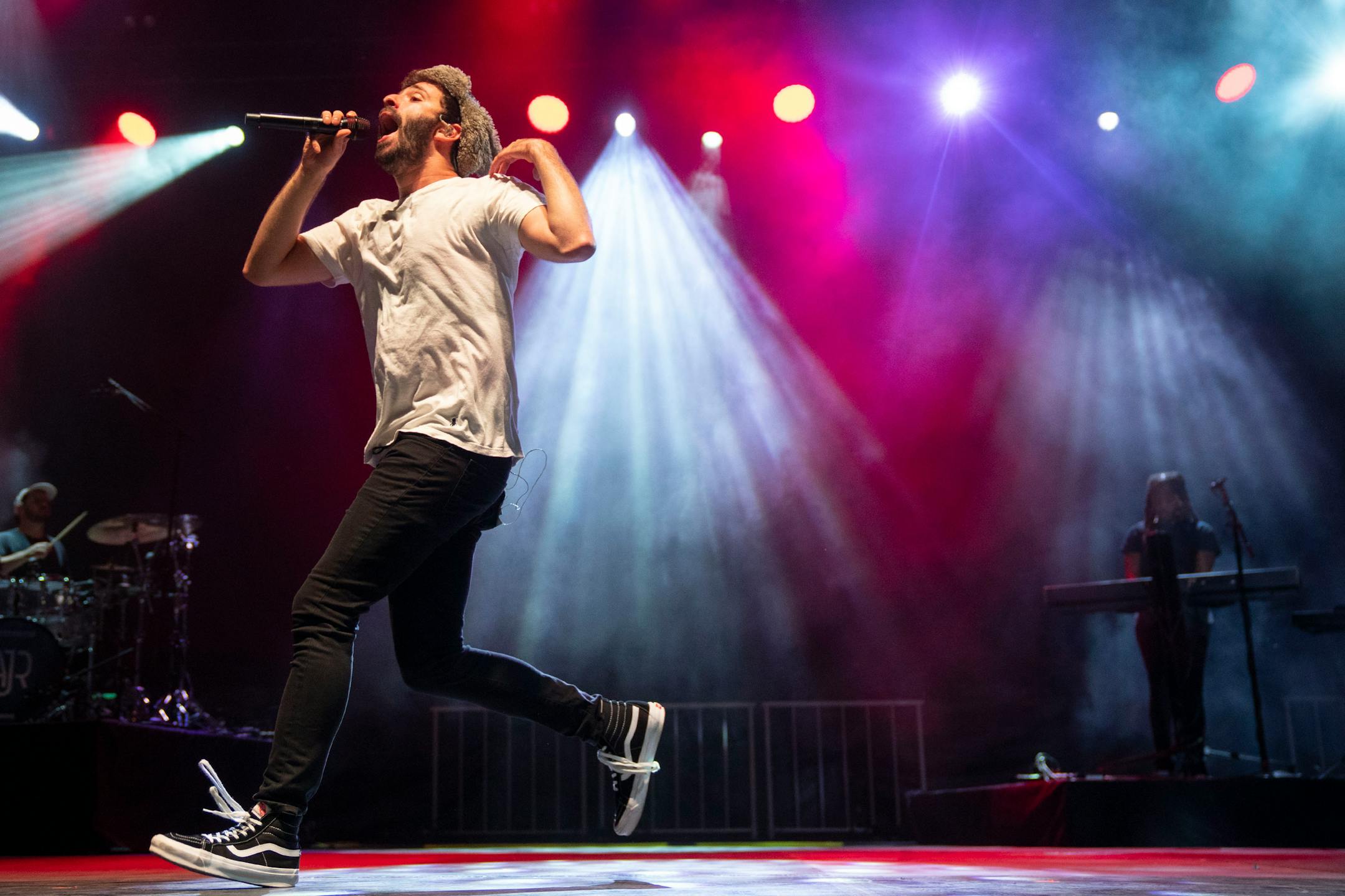 AJR headlined Friday evening at the Basilica Block Party in Minneapolis.