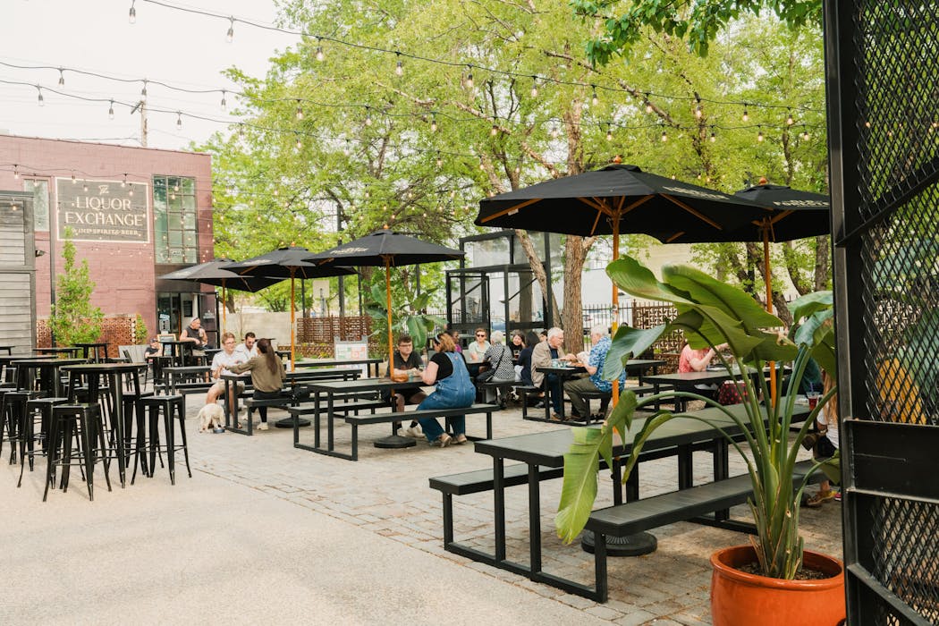 Eat Street Crossing is packed with food options from ice cream to sushi sandos with a full bar and a gorgeous patio on Nicollet Avenue.