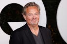 FILE - Matthew Perry arrives at the GQ Men of the Year Party on Thursday, Nov.17, 2022, in West Hollywood, Calif. Perry, who starred as Chandler Bing 