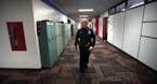 Jordan police officer Shane Schultz visited Jordan Elementary school in 2013 before the "Cops In Schools" program was started.