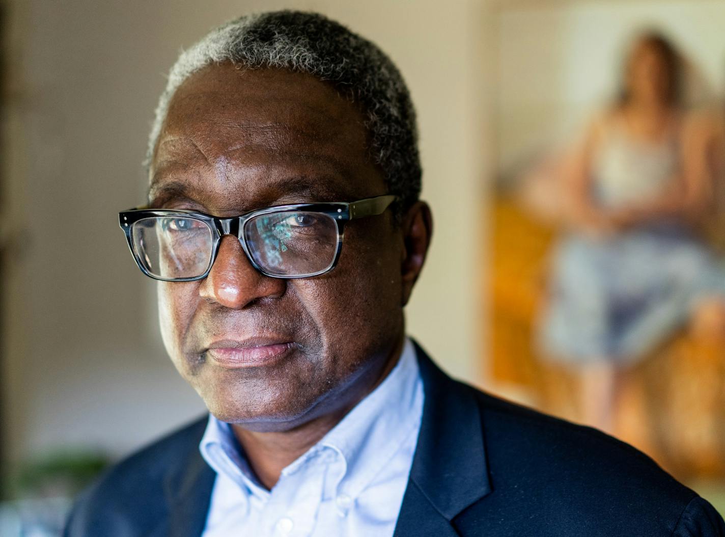 ] MARK VANCLEAVE &#xef; mark.vancleave@startribune.com * Herman Milligan poses for a portrait in his Minneapolis home Friday, Oct. 19, 2018.