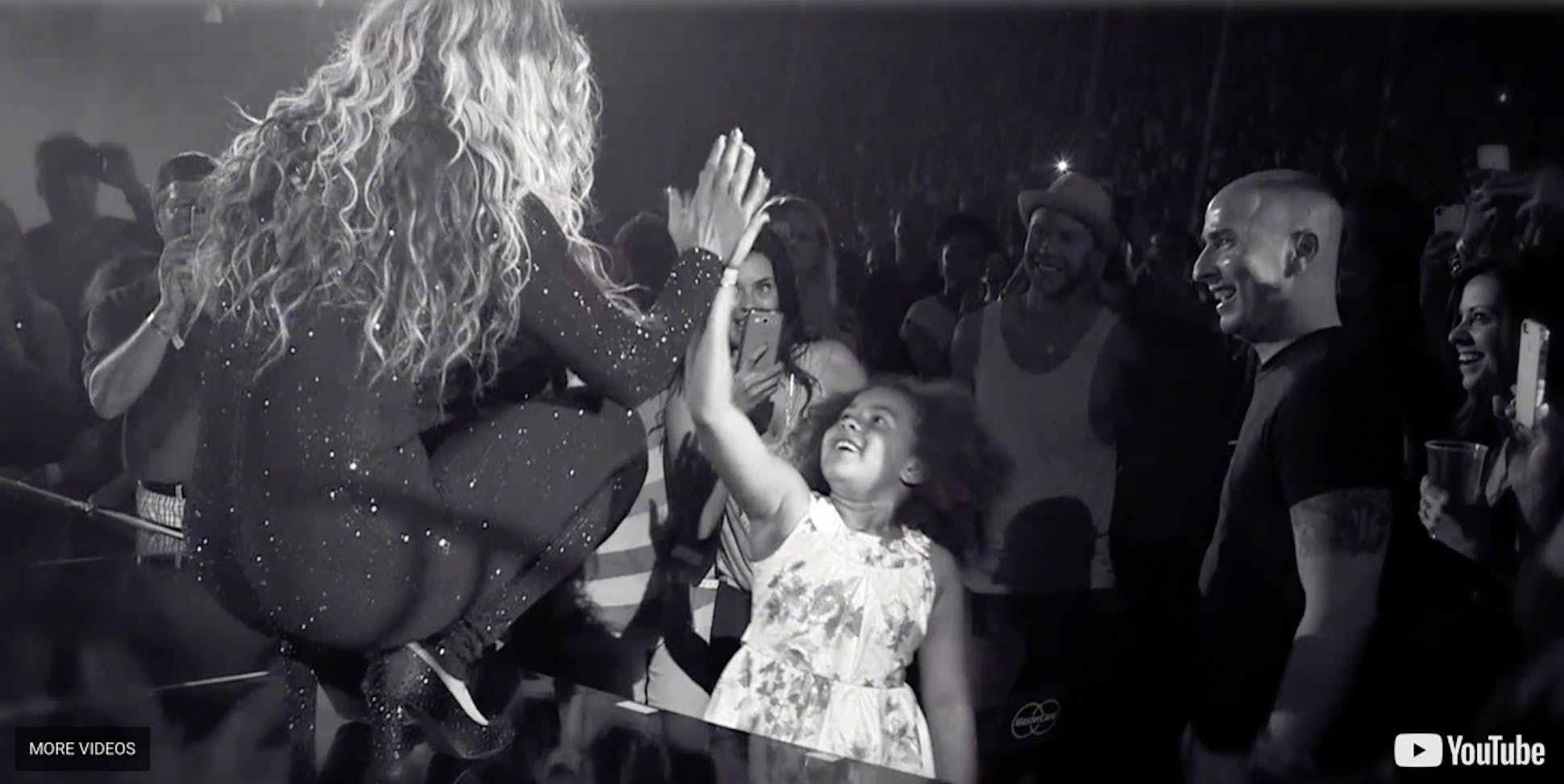Beyoncé picked Aria out of the crowd and handed her the mic so they could sing together at a concert she attended with Brittani.