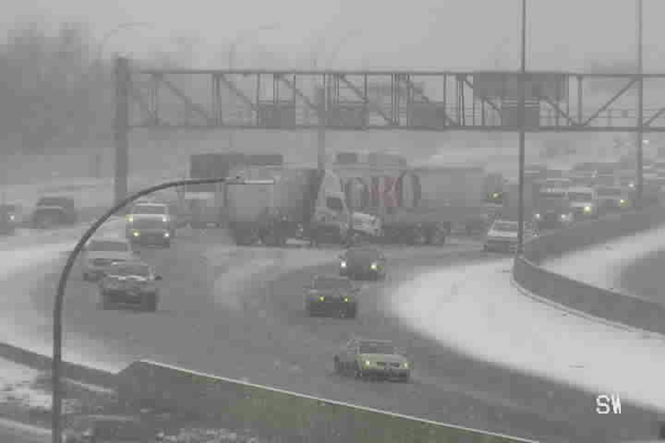 A collision snarls traffic at I-35W and Crosstown Hwy. 62.