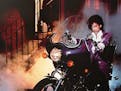 Prince in his "Purple Rain" outfit that will be on display at the Minnesota History Center.