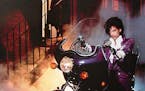 Prince in his "Purple Rain" outfit that will be on display at the Minnesota History Center.