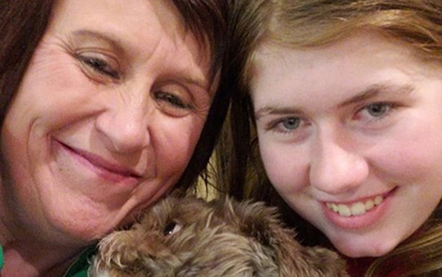 Jayme Closs, right, with her aunt Jennifer Smith in a photo posted Friday to the "Healing for Jayme Closs" Facebook page, which has closely tracked Jayme's case since she was kidnapped.