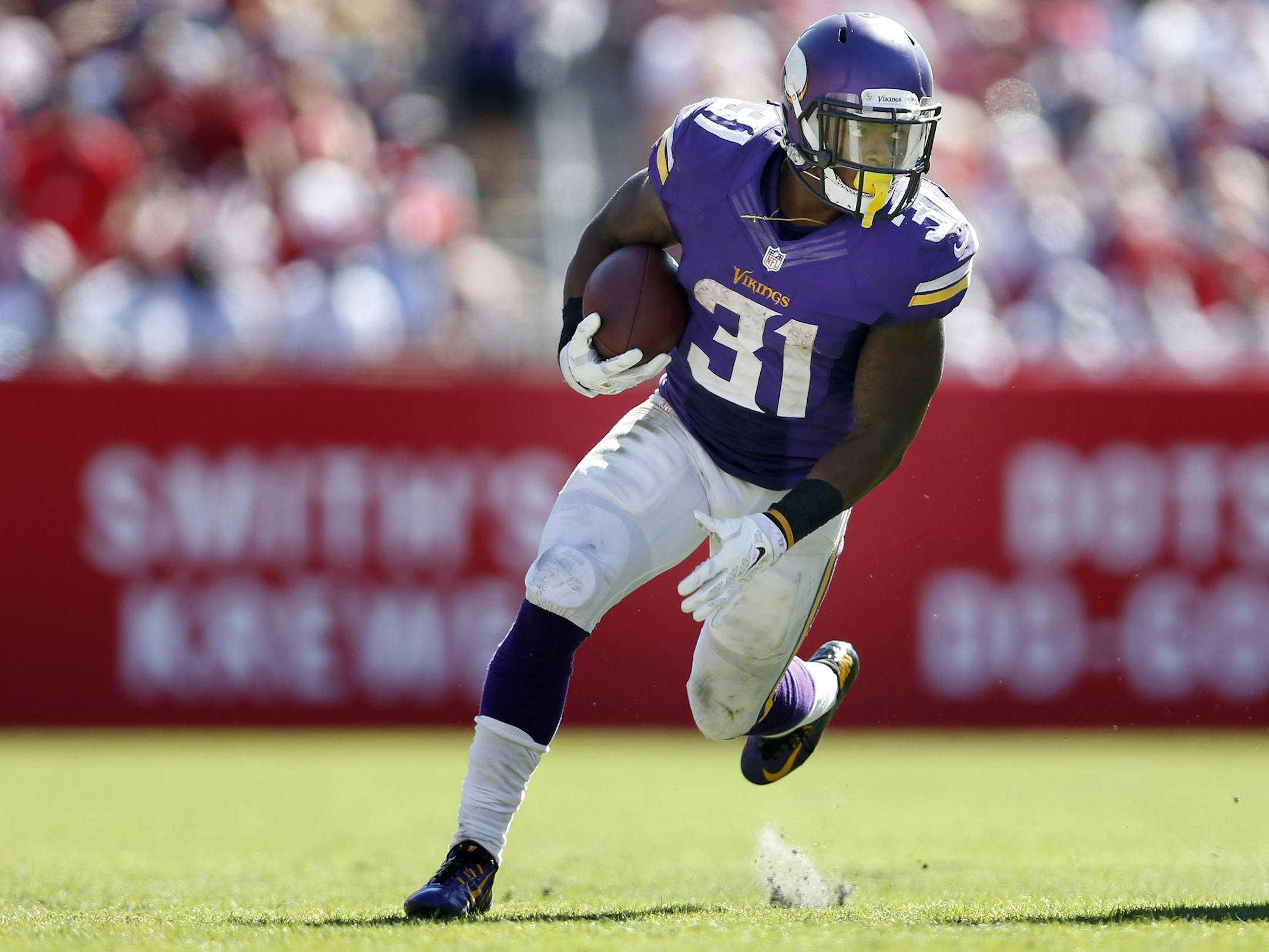Vikings running back Jerick McKinnon