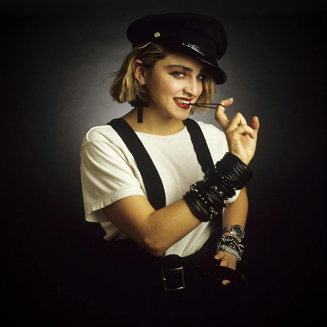 In 'Icon: Music Through the Lens' you learn the back story to this photo of Madonna.
