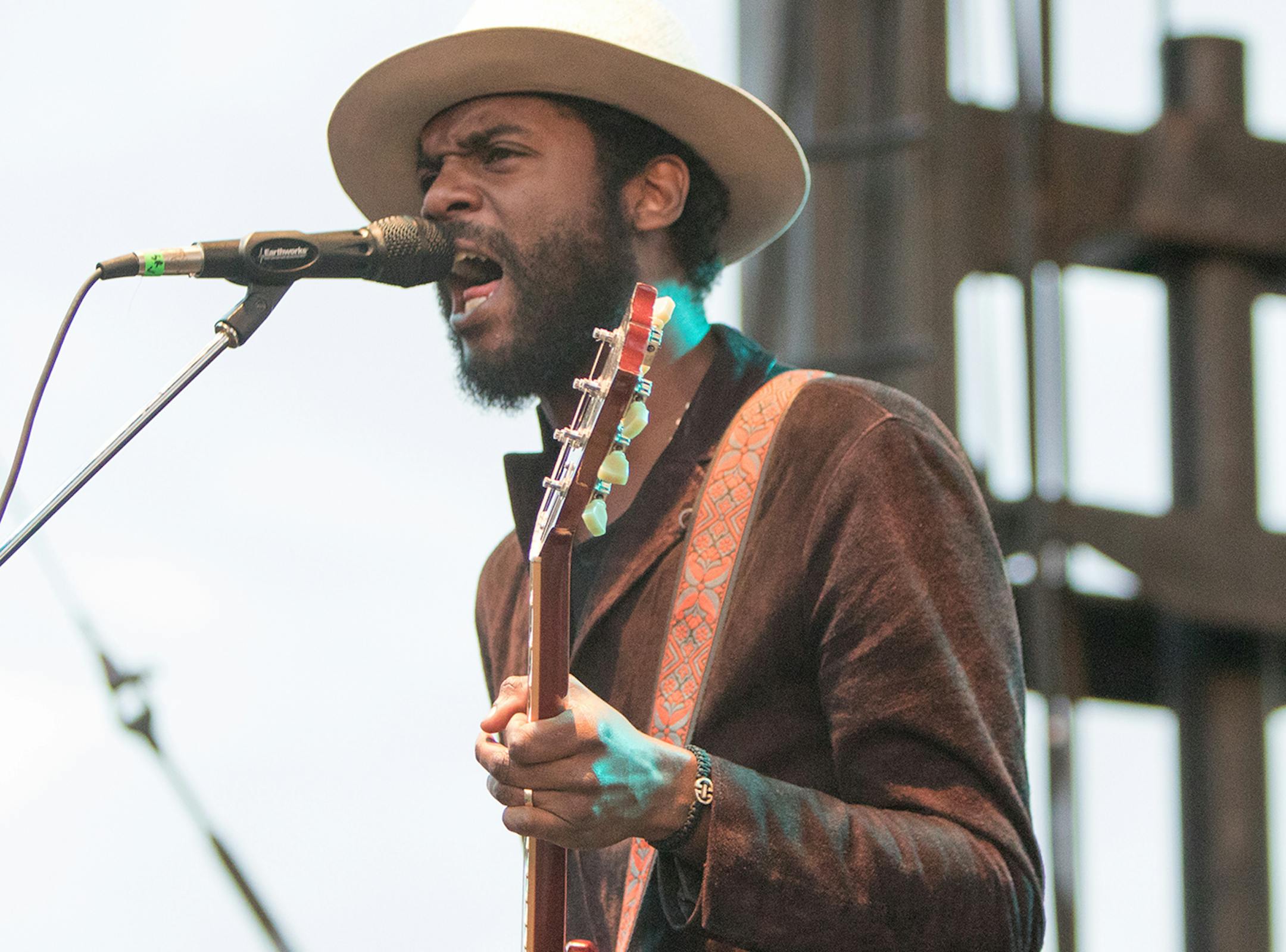 Gary Clark Jr. performs on the PreferredOne Stage on day one of the 2016 Basilica Block Party on July 8, 2016 at the Basilica in Minneapolis, Minn. [ Special to Star Tribune, photo by Matt Blewett, matt@mattebphoto.com, Basilica Block Party 2016, 550335 BASILICA070916