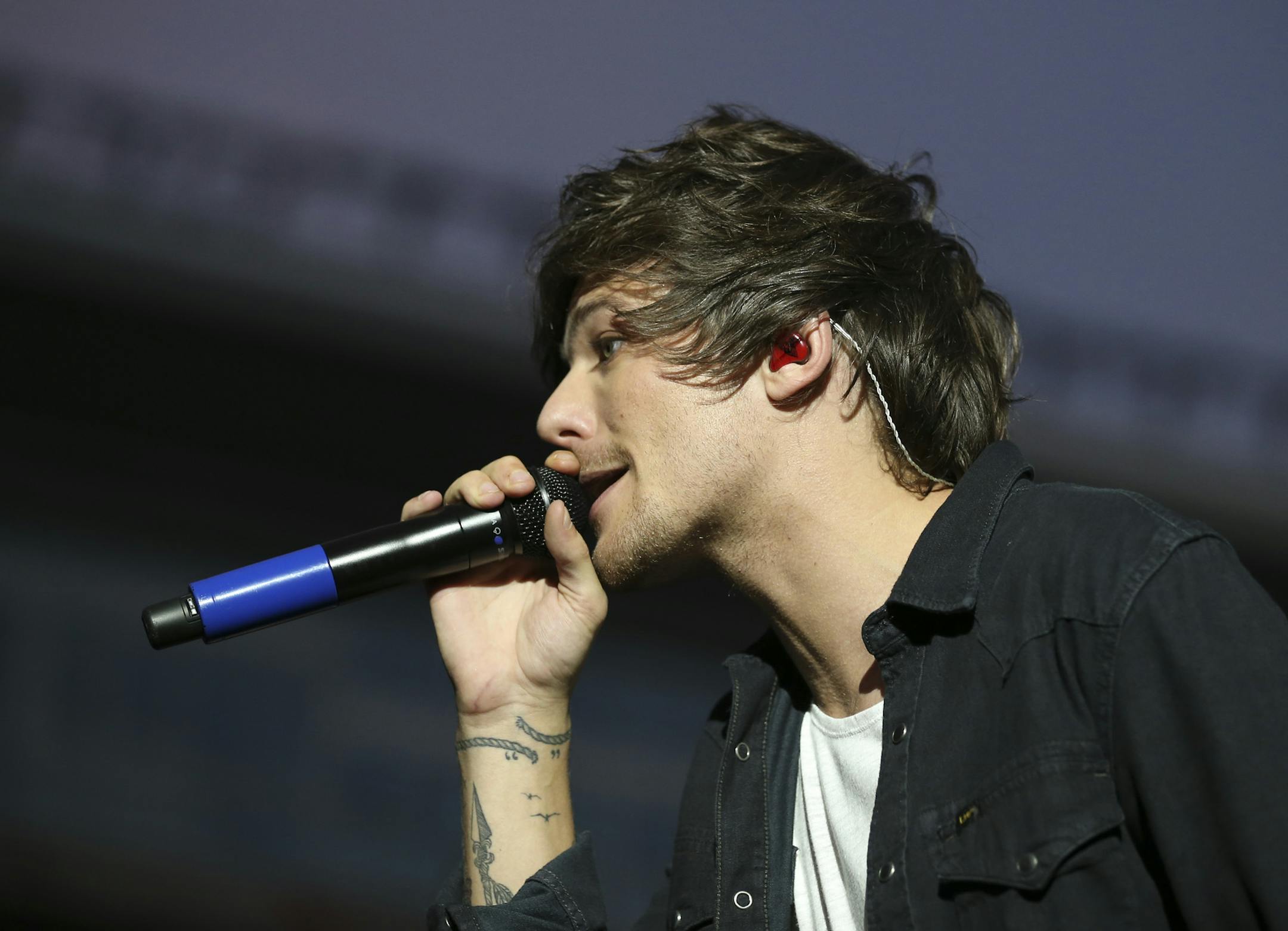 Louis Tomlinson sings as One Direction performed "Little Black Dress" early in its set in 2015 at TCF Bank Stadium in Minneapolis.