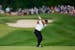 Xander Schauffele hits from the fairway on the fifth hole during the PGA Championship at Valhalla Golf Club on Thursday. Schauffele shot a 9-under 62 