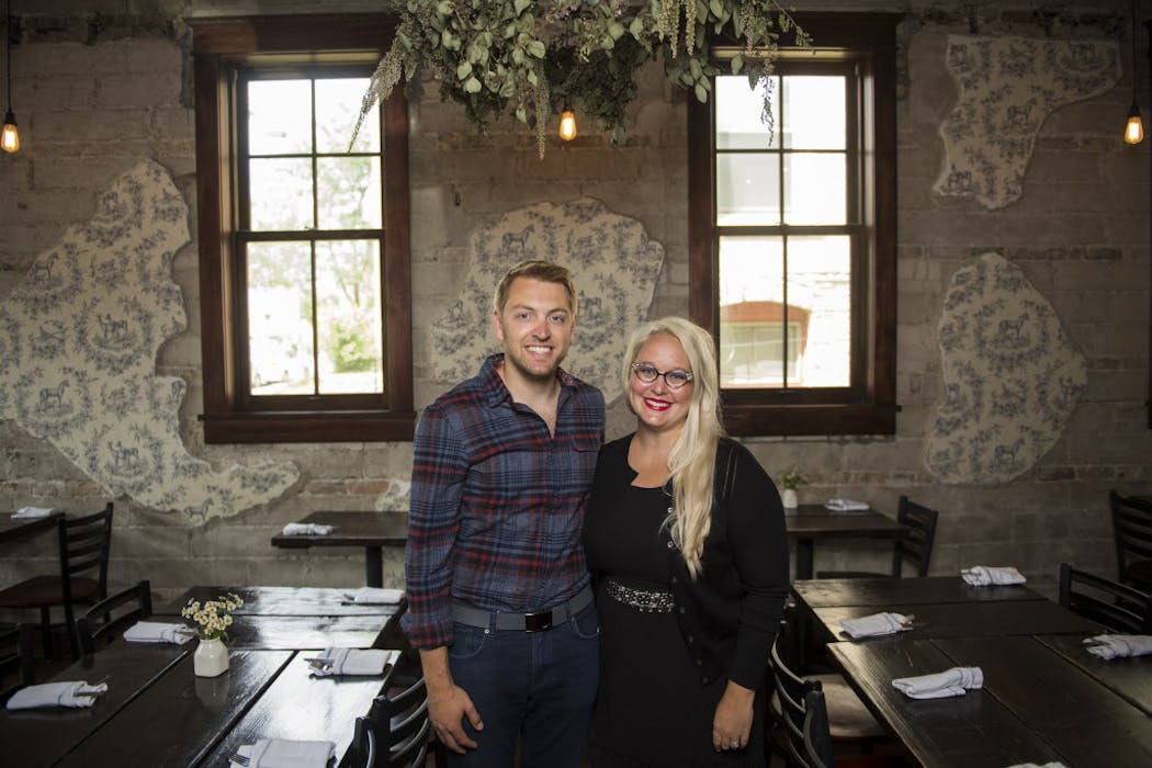 Chris and Danielle Bjorling, co-owners of the Copper Hen Kitchen & Cakery.