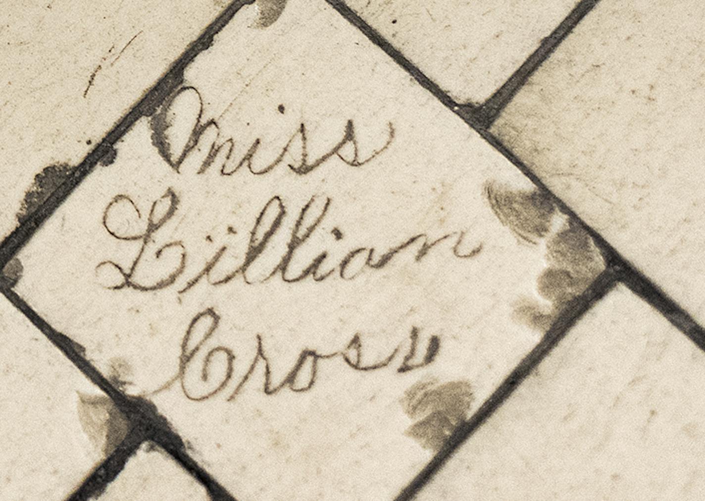 A signature reading "Miss Lillian Cross" can be read on one of the tiles imbedded into the third floor. At the time of the building's construction, some single females would scratch their names on the top of a tile and addresses on the bottom as a way to try and strike up romance with the men laying the tiles. There are approximately five million tiles in the building, and they were all installed by hand by workers of the American Encaustic Tiling Company. ] Isaac Hale &#xef; isaac.hale@startrib