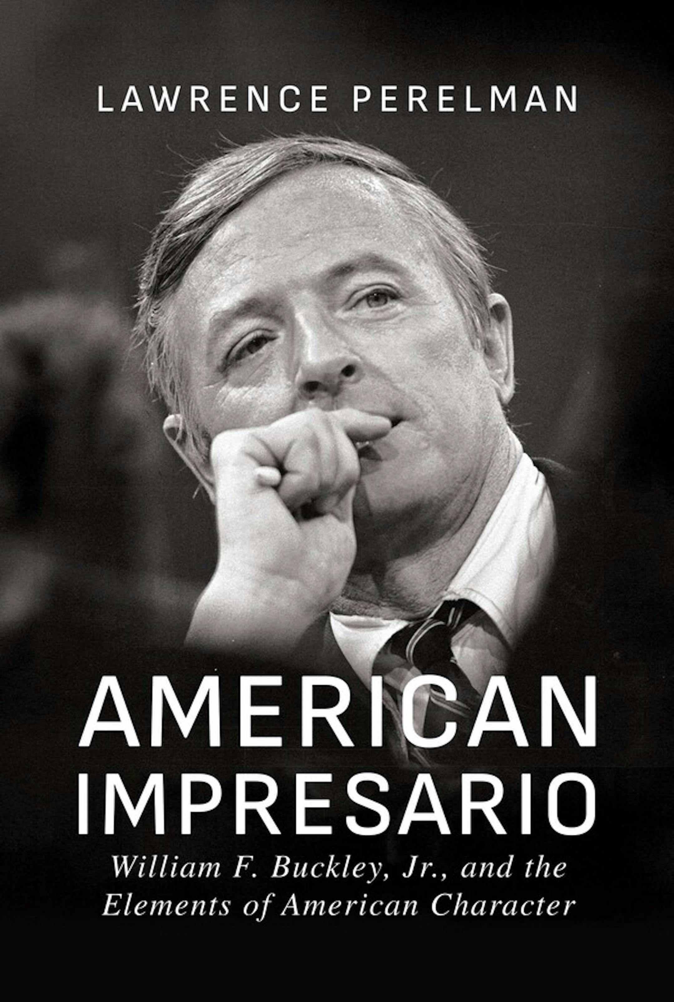 cover of American Impresario features a black and white photo of William F. Buckley