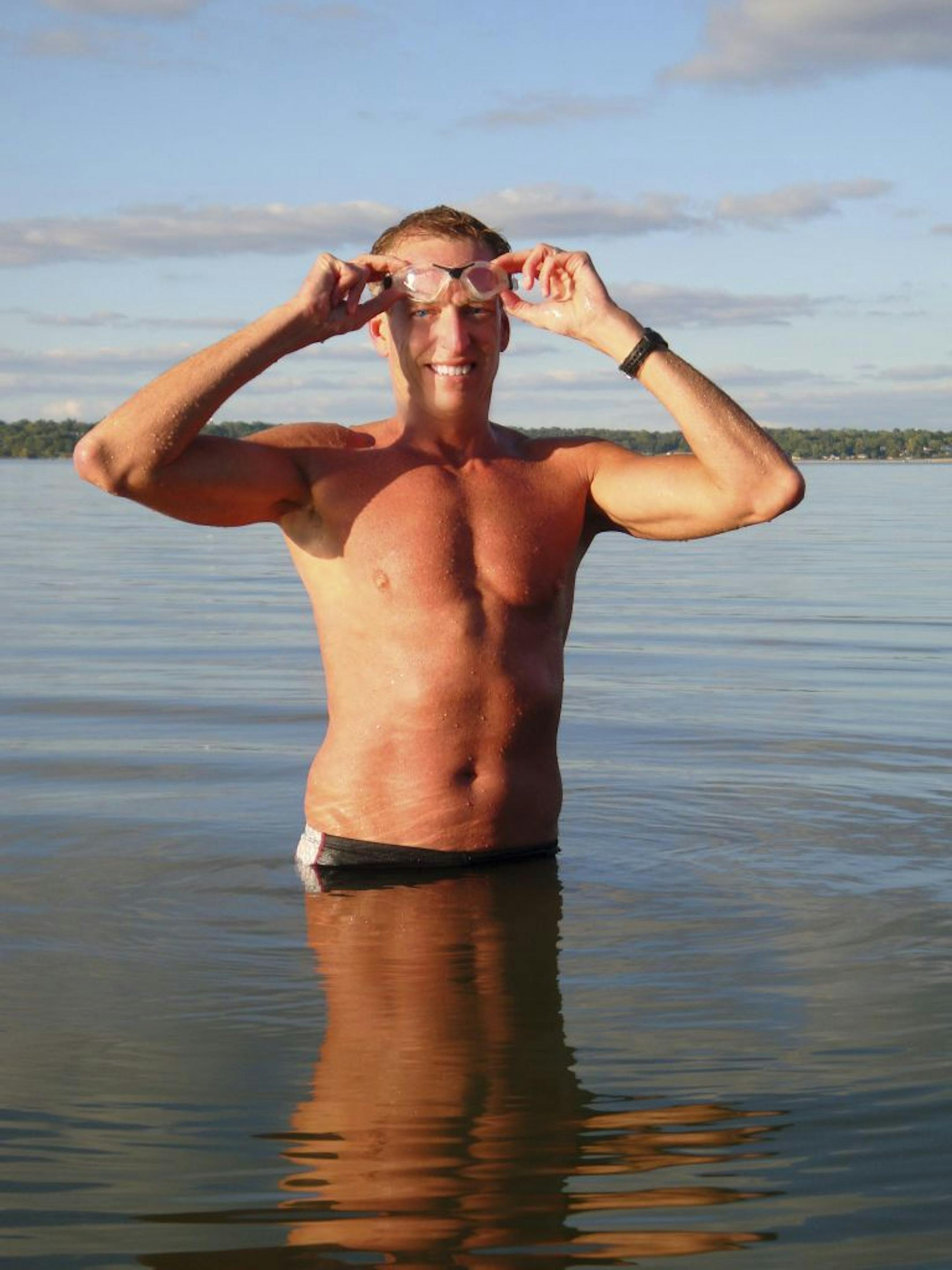 Dr. Brett Oden of Buffalo, triathlete and director of the Buffalo Triathlon.