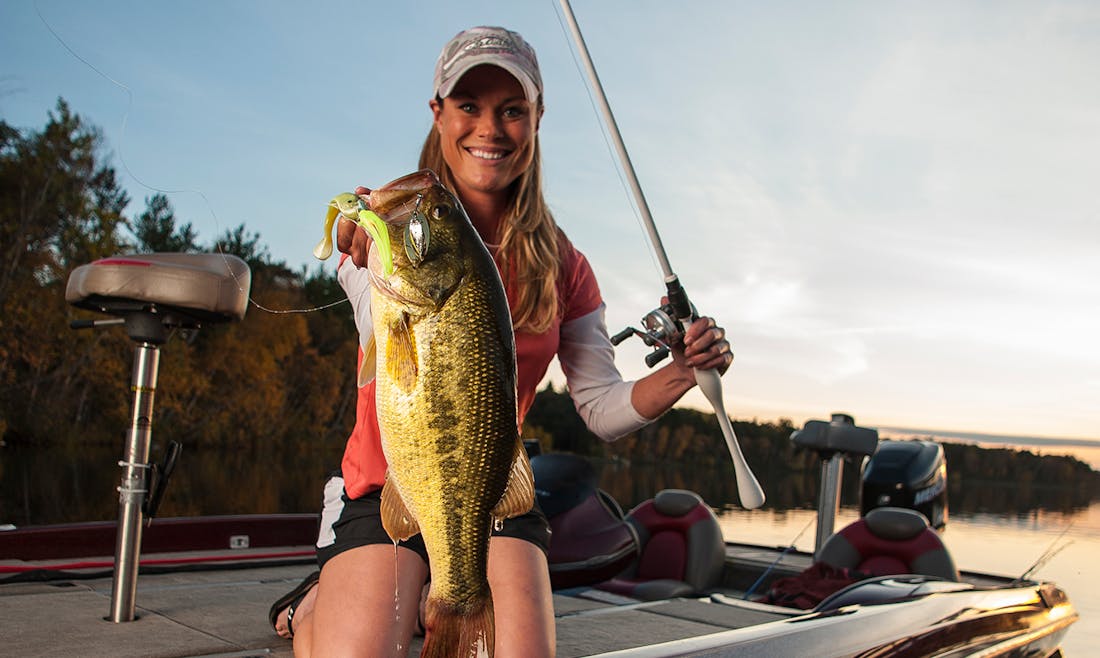 Pro angler Mandy Uhrich makes a point of reeling in women, too