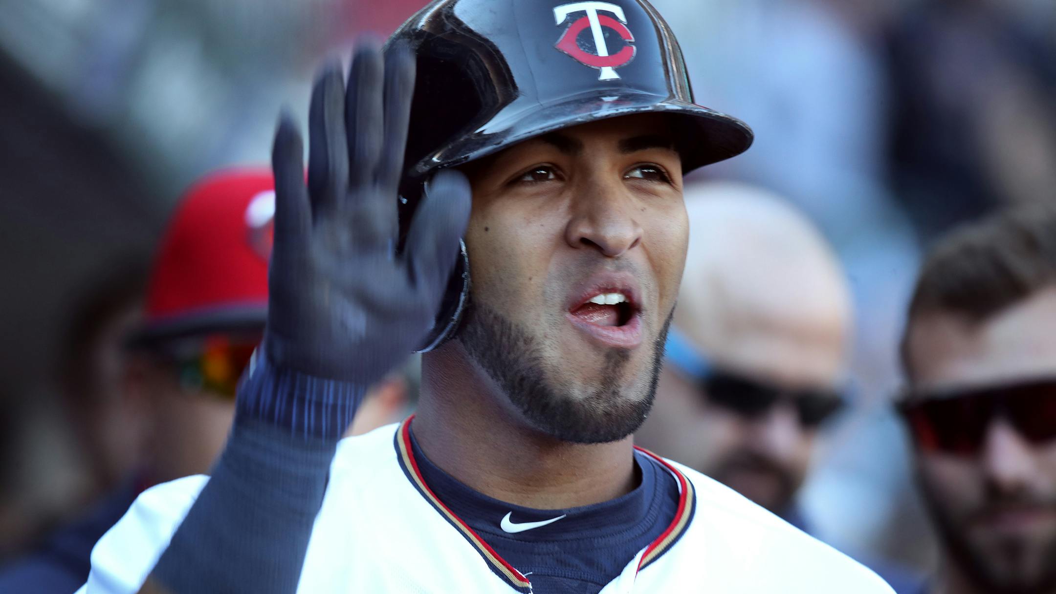 Minnesota Twins left fielder Eddie Rosario