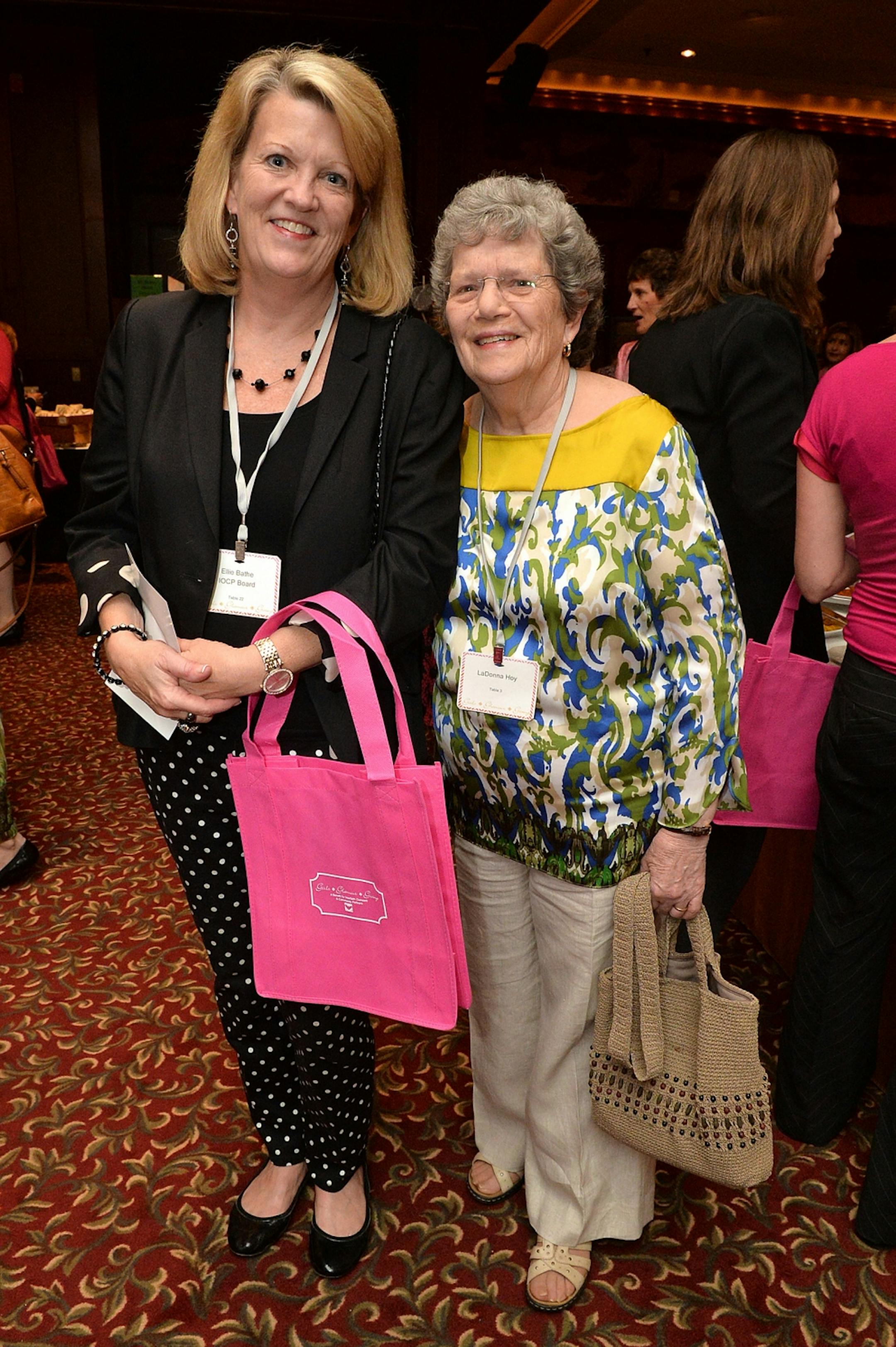 From left, Ellie Bathe and Interfaith Outreach & Community Partners ex officio executive director, LaDonna Hoy.