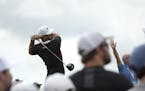 Brooks Koepka hit off the 7th tee during the second round of the 3M Open at TPC Twin Cities. ] ALEX KORMANN&#x2022; alex.kormann@startribune.com