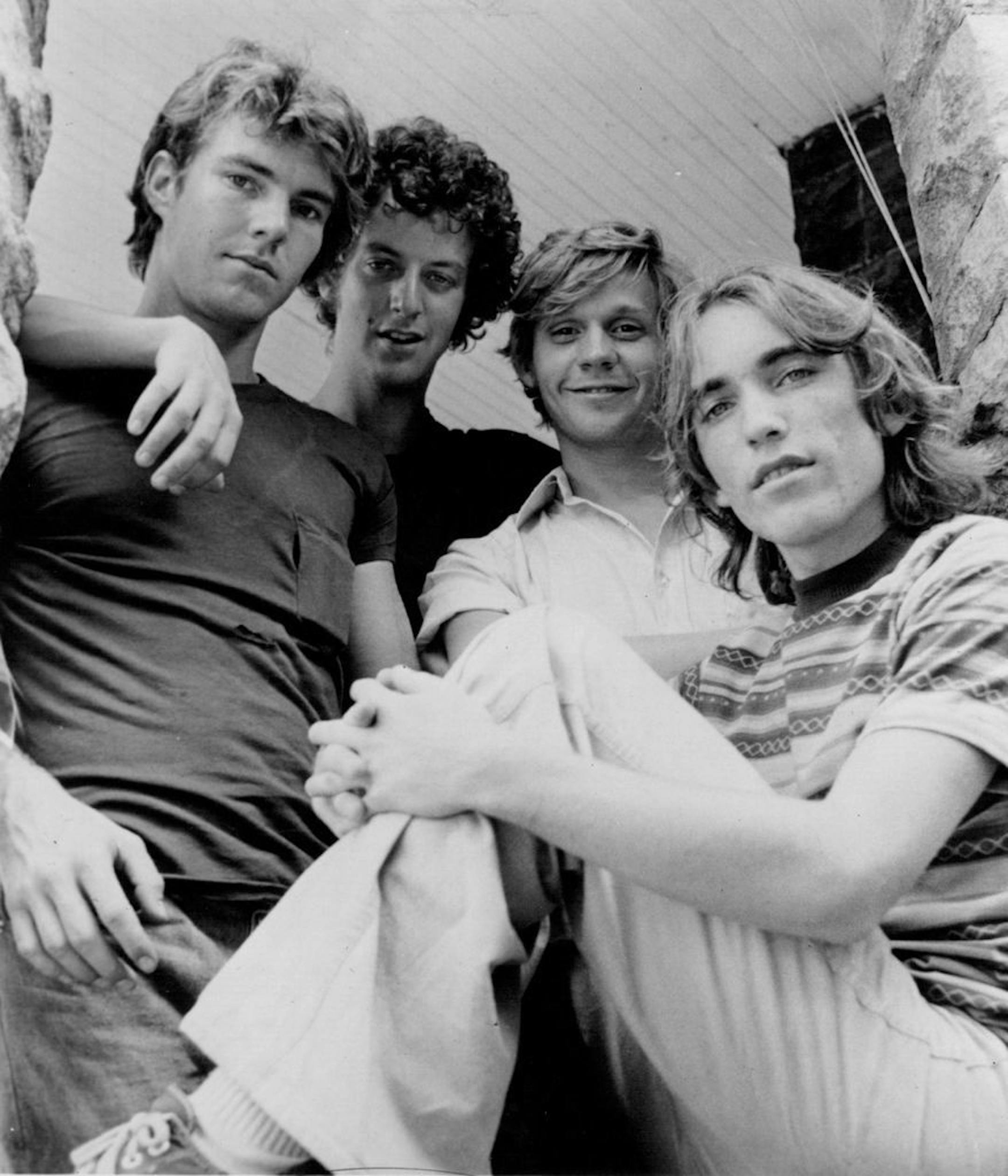 Dennis Quaid, Daniel Stern, Dennis Christopher and Jackie Earle Healey from "Breaking Away."