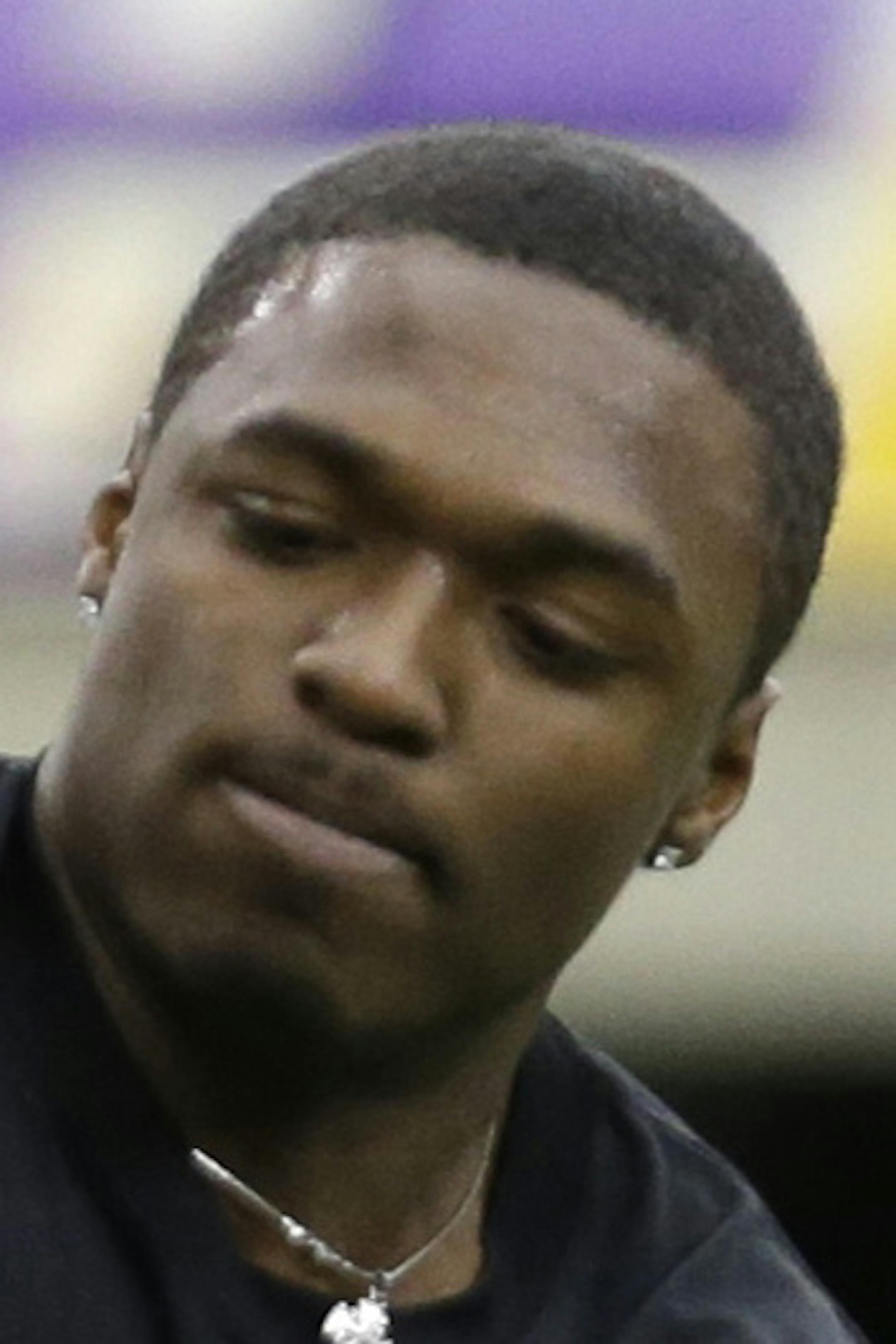 Northern Iowa receiver Terrell Sinkfield catches a pass during his school's pro day football workout, Wednesday, March 27, 2013, in Cedar Falls, Iowa. Sinkfield had all of football buzzing when he ran a 40-yard dash in an unofficial 4.19 seconds at the University of Minnesota's pro day earlier this month. (AP Photo/Charlie Neibergall) ORG XMIT: MIN2013041418152977
