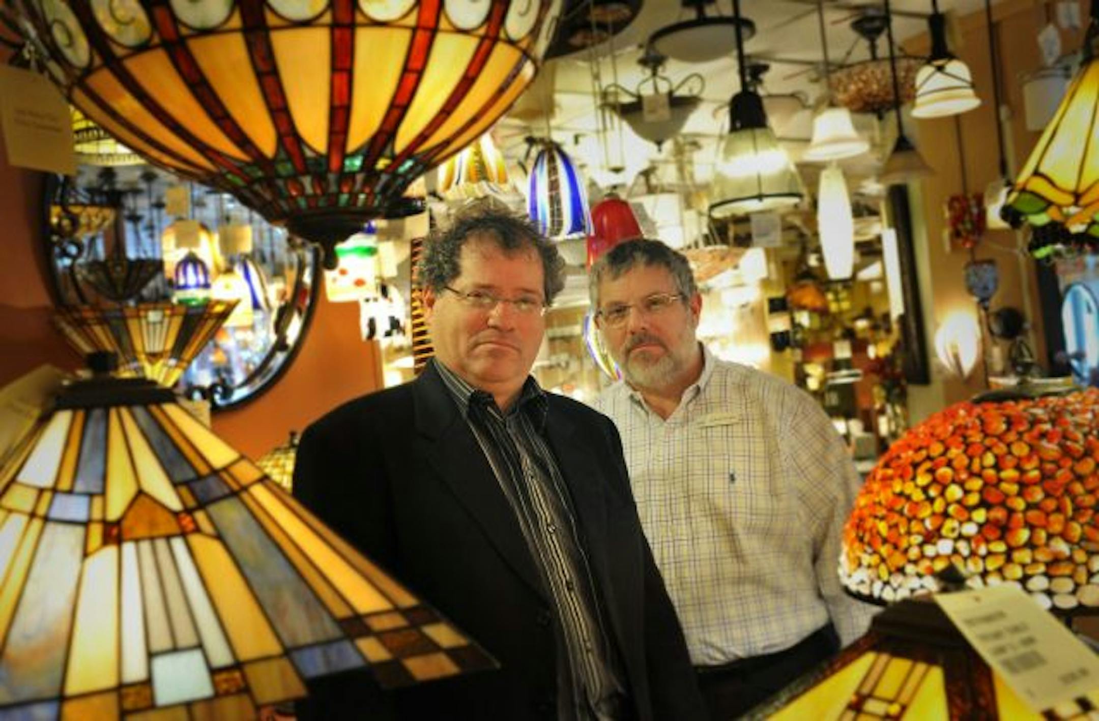 Creative Lighting co-owners and brothers Michael and Jonathan Minsberg. Creative Lighting, long-time, family-owned lighting business in St. Paul is remaking itself with a new online channel and rebranding in stores as an LED/green lighting pioneer, all to help boost sales as the recession takes hold.