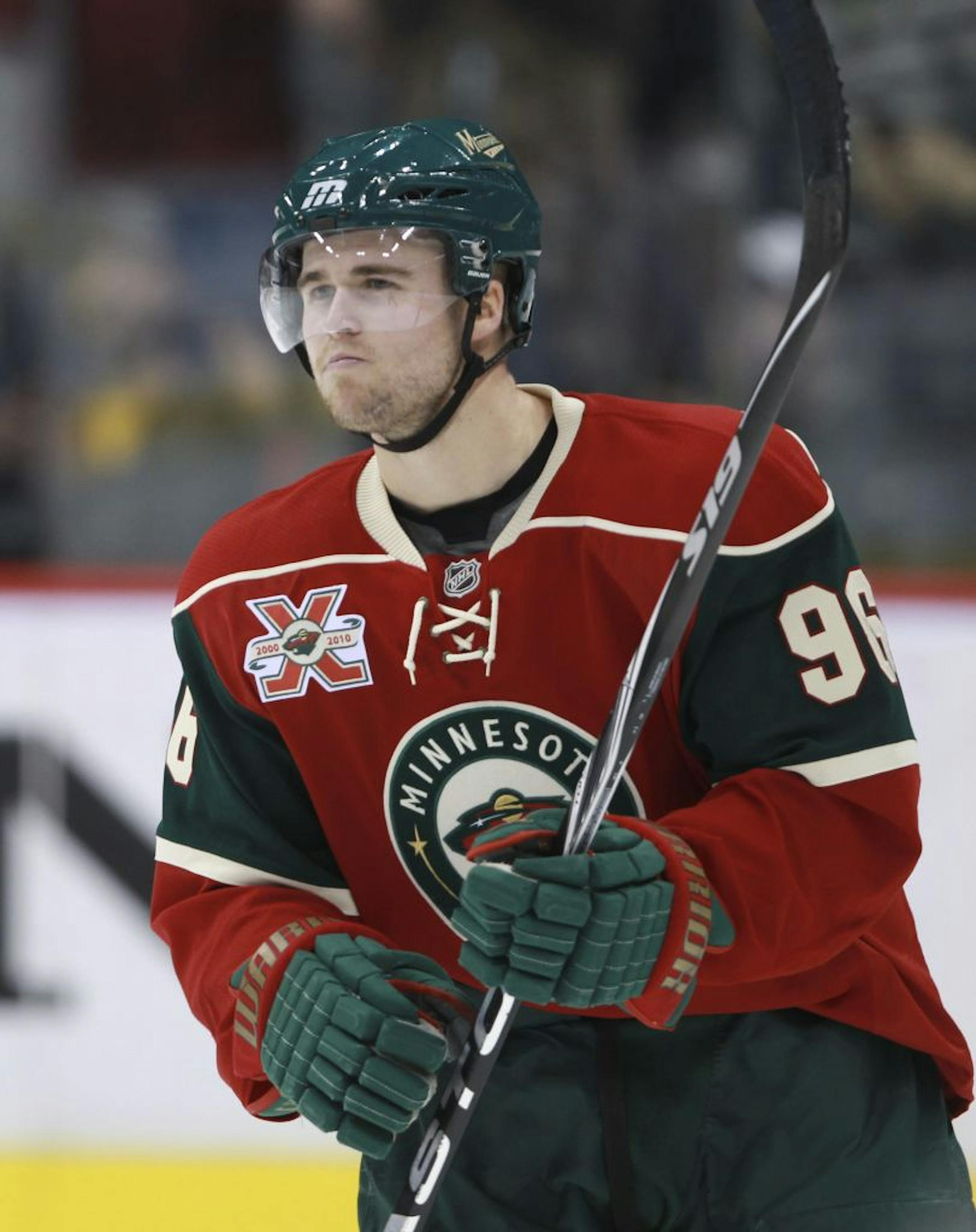 Wild forward Pierre-Marc Bouchard