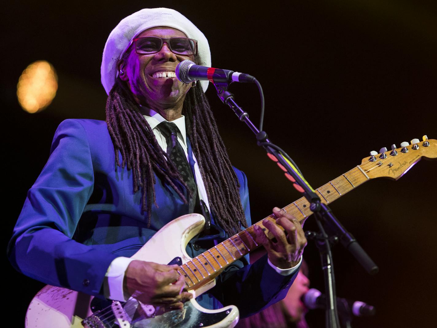 Nile Rodgers performed with Chic at the Xcel Energy Center on Saturday night. ] Isaac Hale &#xef; isaac.hale@startribune.com Duran Duran and Chic, featuring Nile Rodgers, performed at the Xcel Energy Center in St. Paul, MN, on Saturday, July 23, 2016.