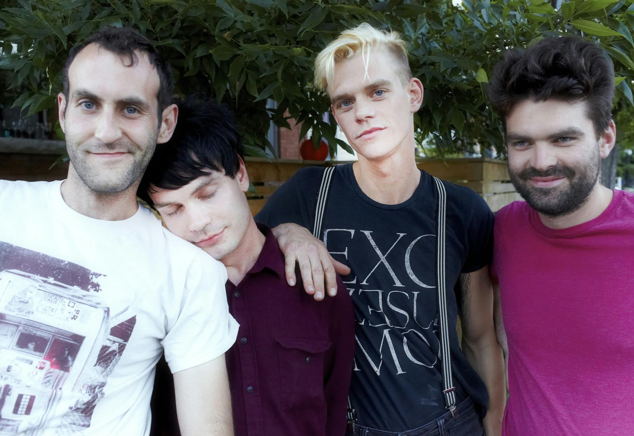 Music group Viet Cong; by David Waldman