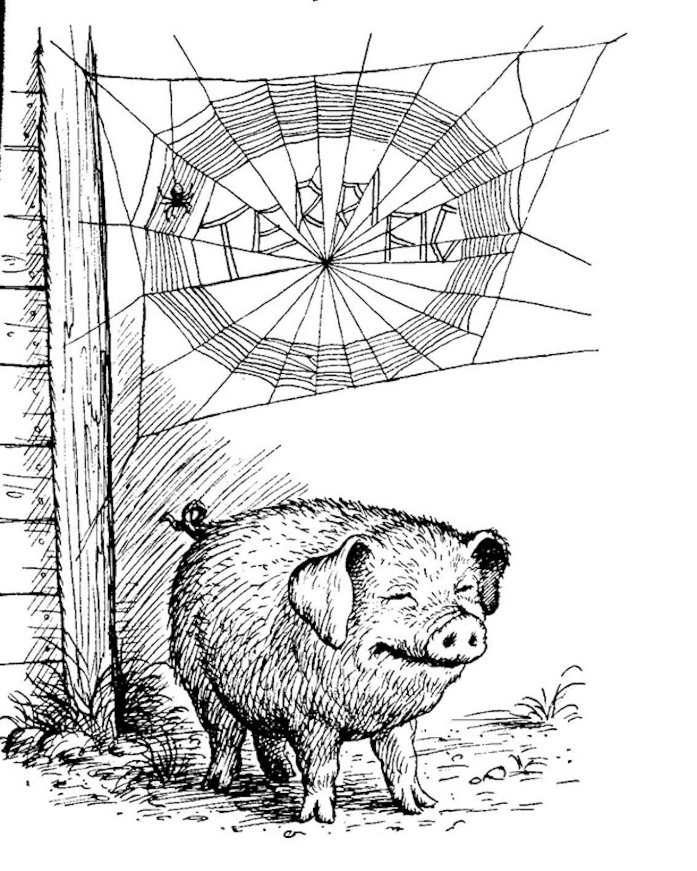 Illustration by Garth Williams, for "Charlotte's Web," by .E.B. White, published by HarperCollins.