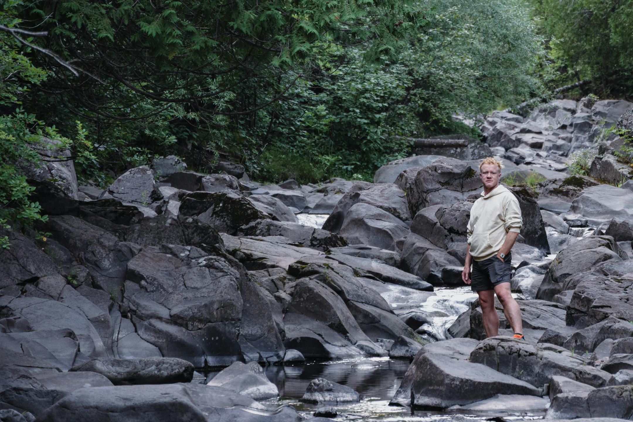 Galen Treuer, seen here at Amity Creek in Lester Park last summer, recently relocated to his hometown of Duluth after serving as a climate policy strategist for Miami-Dade County in Florida.