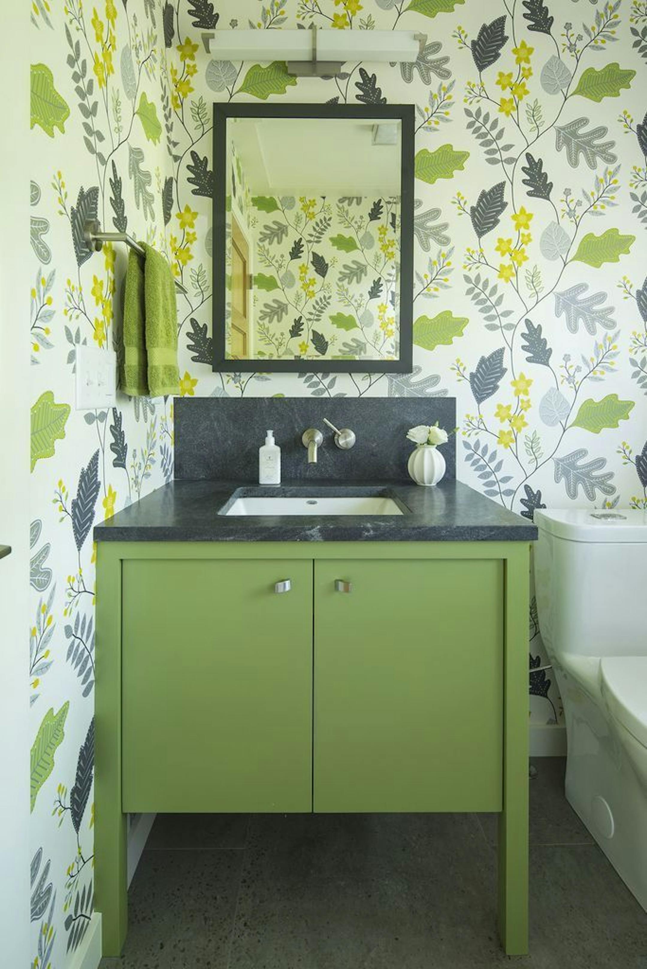 The new powder room.