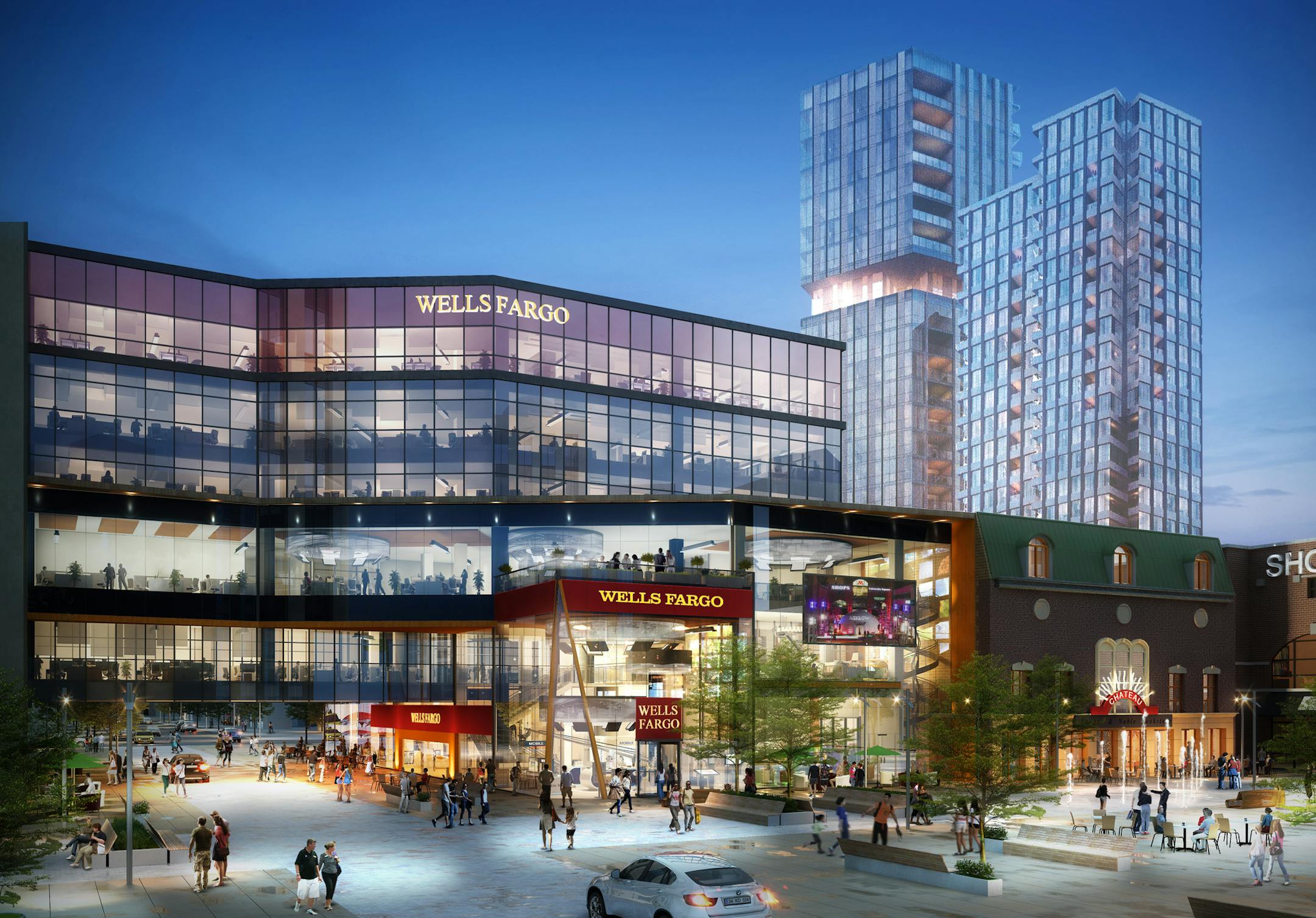 Ryan Companies is buying the Wells Fargo property in the heart of downtown Rochester, and has plans for an extensive renovation.