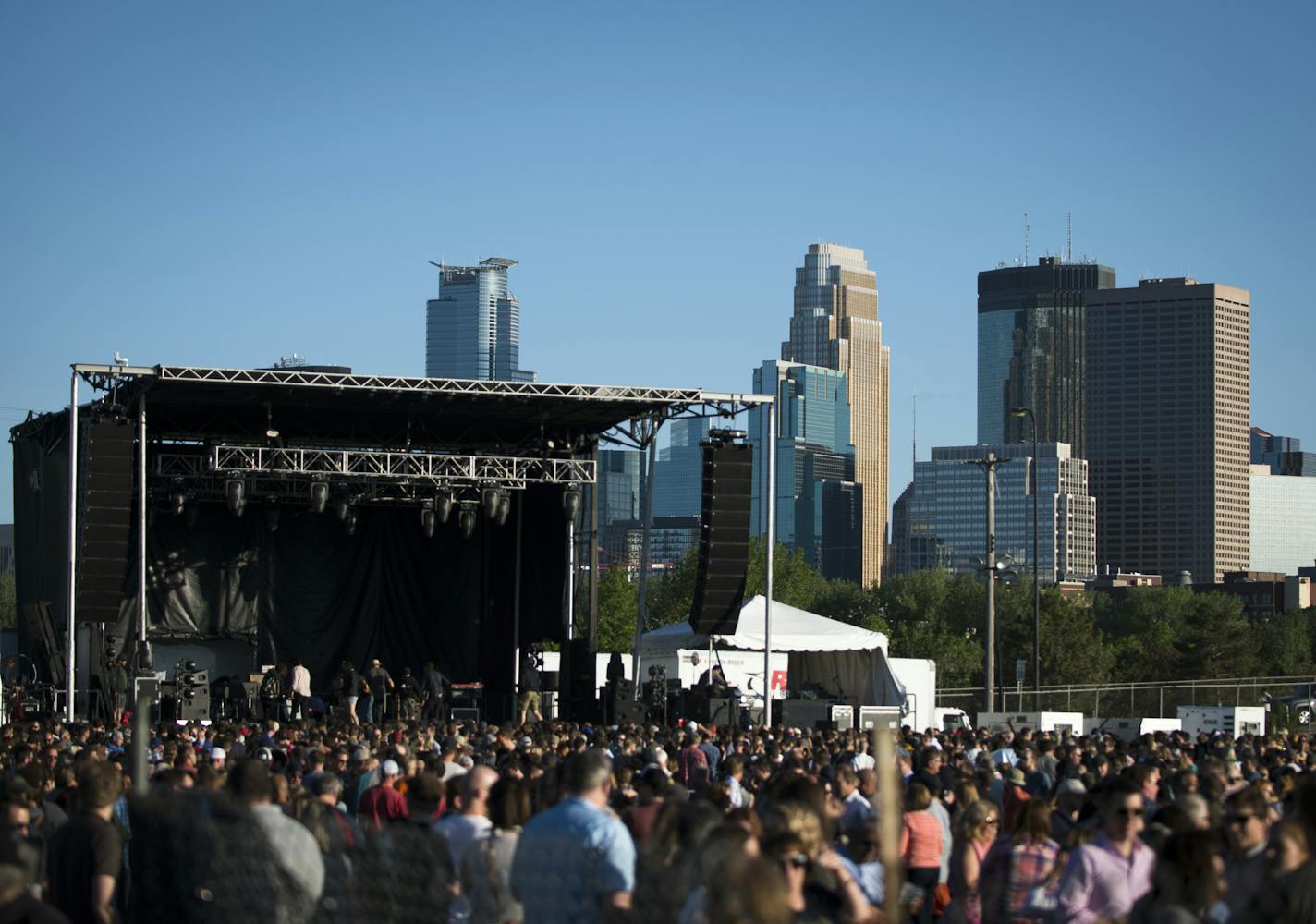 Saturday night's concert was held at Historic Hall's Island in Minneapolis. ] Aaron Lavinsky &#x2022; aaron.lavinsky@startribune.com Father John Misty and the Alabama Shakes performed at historic Hall's Island on Saturday, May 30, 2015 in Minneapolis.