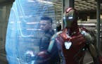 Robert Downey Jr. and Jeremy Renner in "Avengers: Endgame." (Marvel Studios) ORG XMIT: 1376181