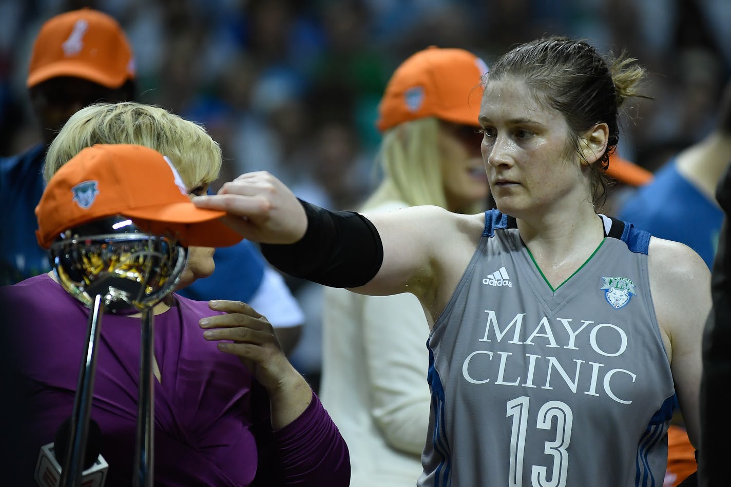 Lynx point guard Lindsay Whalen.