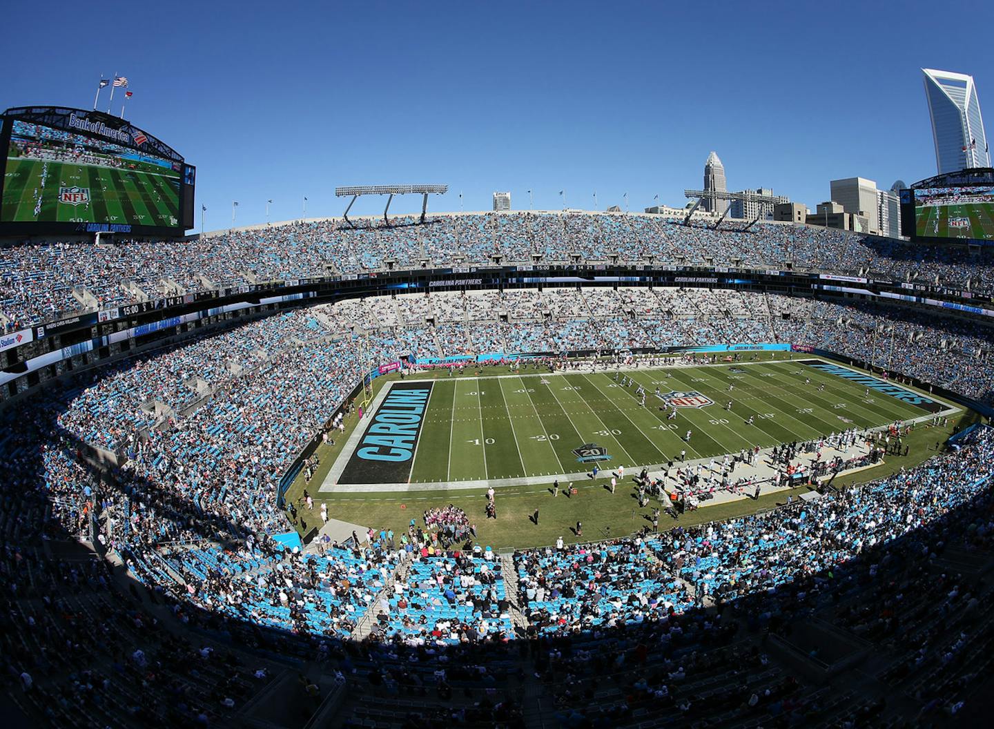 Bank of America Stadium in Charlotte, N.C.