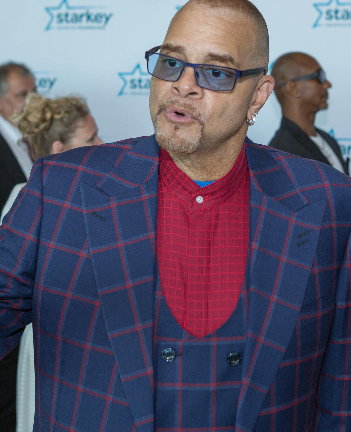 Sinbad was the emcee for the evening, spotted on the red carpet at the Starkey Hearing Foundation "So The World May Hear" Gala. [ Special to Star Tribune, photo by Matt Blewett, Matte B Photography, matt@mattebphoto.com, July 16, 2017, Starkey Hearing Foundation "So The World May Hear" Gala, The Saint Paul RiverCentre, St. Paul, Minnesota, SAXO&#x2020;1004106817 STARKEY071717