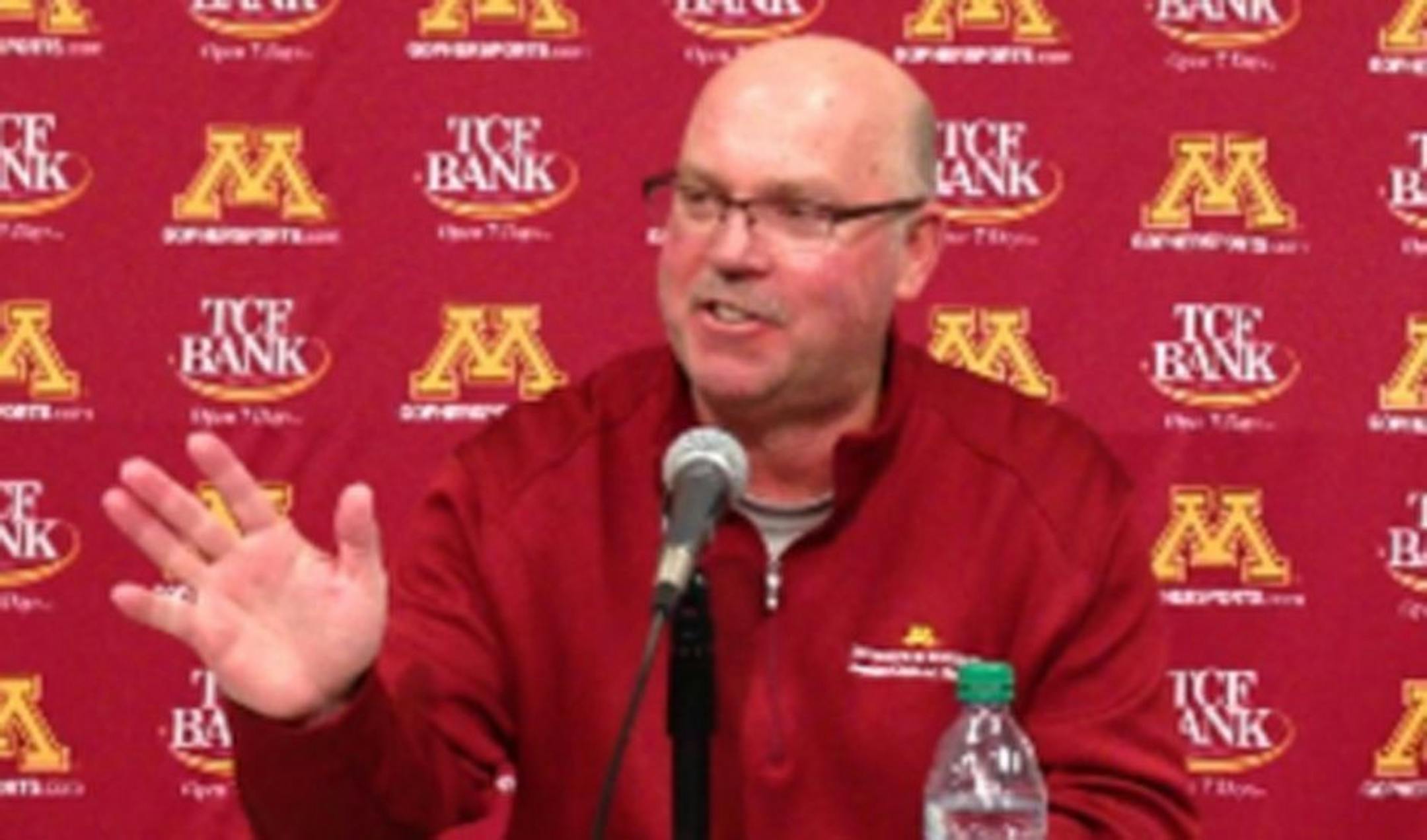Jerry Kill talked to the media on Tuesday.