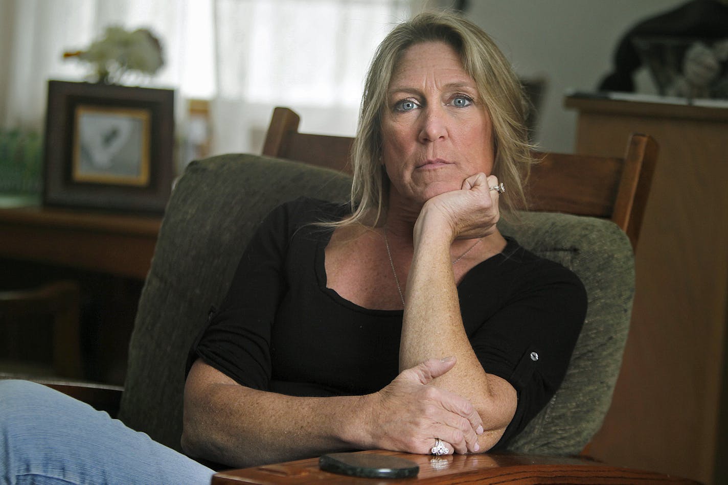 Nina Wesman brought her unwanted jewelry to Edina's Be Iced Jewelers and received in-store credit only to find that the store closed last year, Wesman said from her Minneapolis, MN home, Friday, February 22, 2013. (ELIZABETH FLORES/STAR TRIBUNE) ELIZABETH FLORES &#x2022; eflores@startribune.com