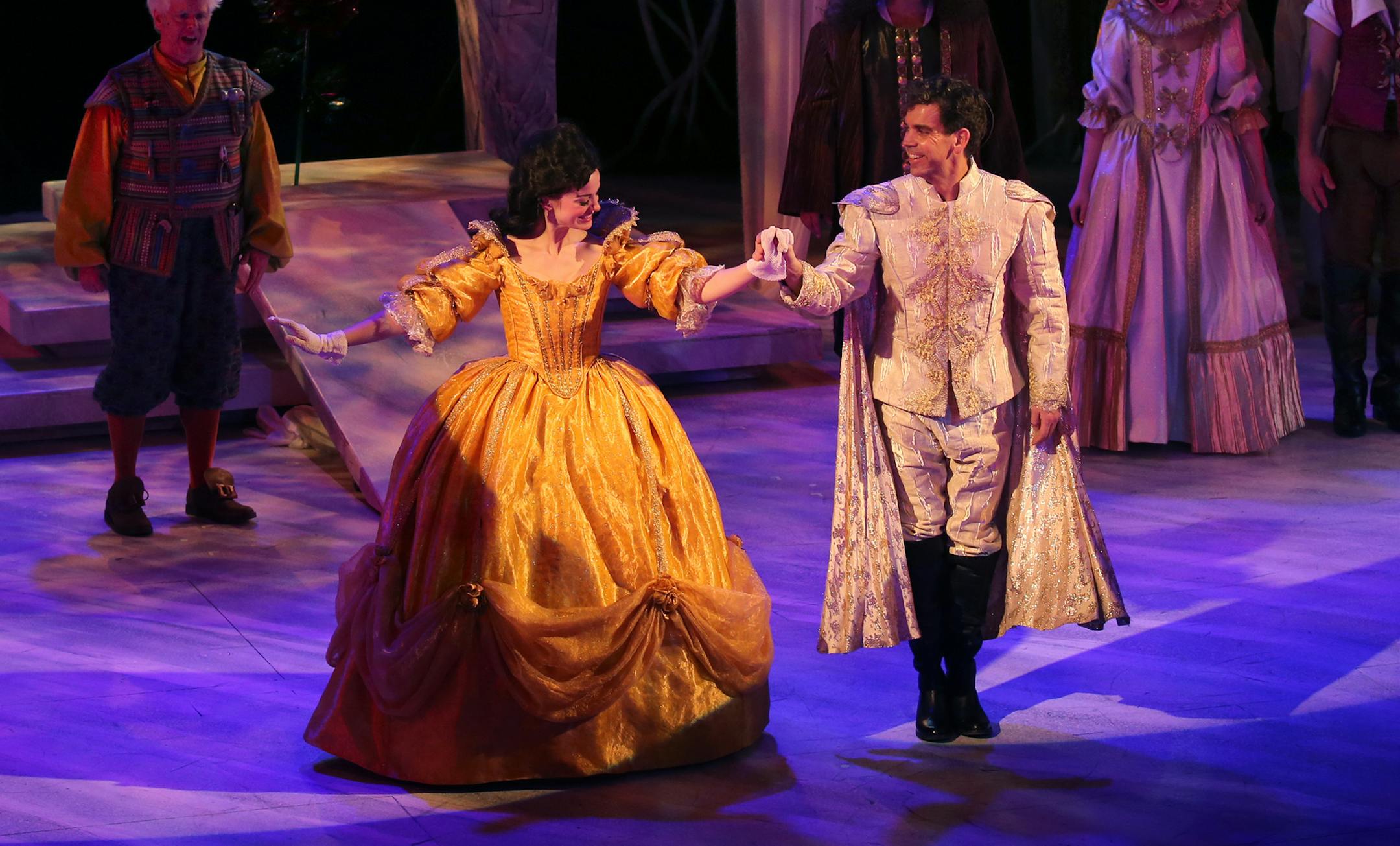 Rich Hamson, costume designer and Nanci Aeilts from the costume crafts department at the Chanhassen dinner theater props department. The take a break from the of the 'Beauty and the Beast' work, goes to the extreme. ] Chanhassen opens "Beauty and the Beast" on Friday and it's the chance for the costume department to really stretch its legs, pulling out all the stops creating great costumes to the tiniest details. [ STAR TRIBUNE PHOTOS BY TOM WALLACE ï tom.wallace@startribune.com