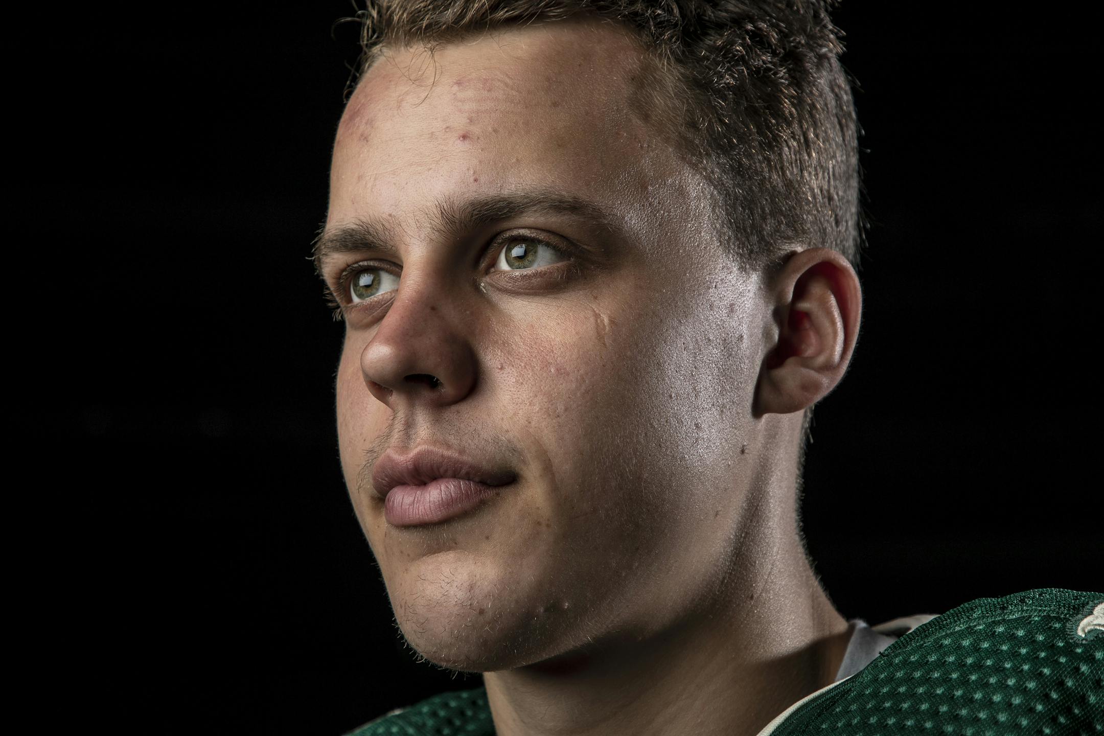 Minnesota Wild Joel Eriksson Ek. ] CARLOS GONZALEZ • cgonzalez@startribune.com – September 13, 2018, St. Paul, MN, Xcel Energy Center, NHL, Minnesota Wild Media Day