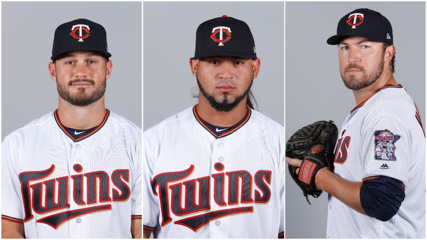 (Left to right) Tyler Kinley, Gabriel Moya and Phil Hughes