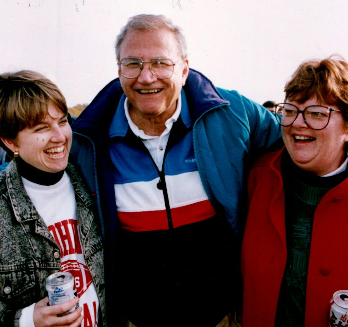 October 17, 1993 John Gagliardi celebrated his 300th victory with his daughter Nancy Little, left, and his wife, Peggy. Jerry Holt, Minneapolis Star Tribune