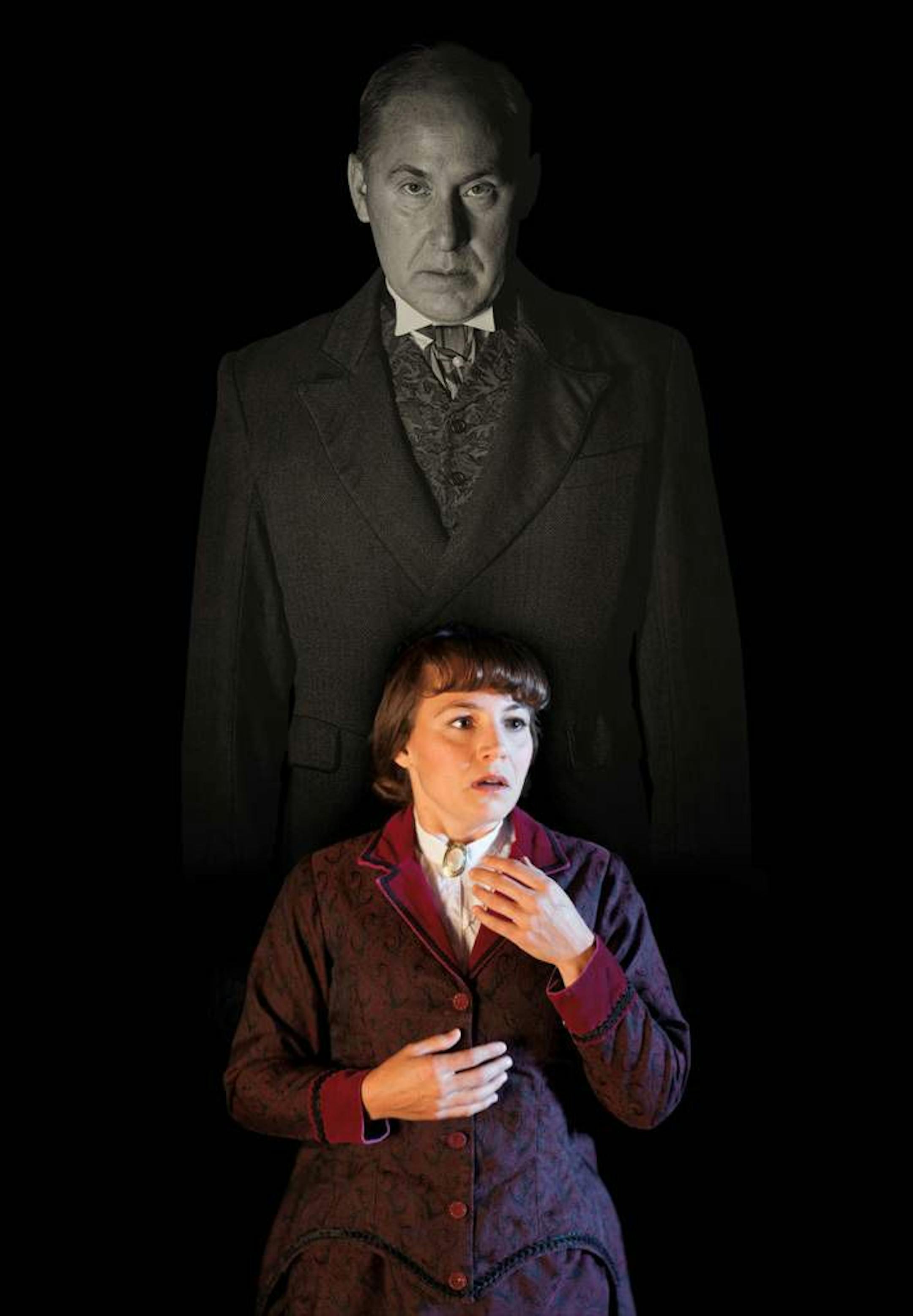 Craig Johnson and Lindsay Marcy in "The Turn of the Screw."