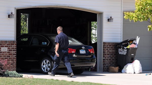 Eagle Lake Police Chief Phil Wills entered the garage at the home of Minnesota State University-Mankato football coach Todd Hoffner.