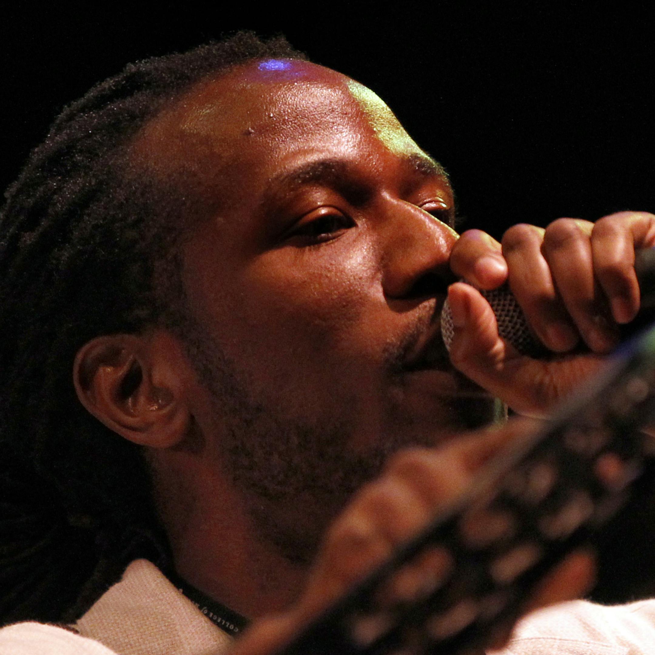Toki Wright an instructor at St. Paul's McNally Smith College, performed for the delegation from China's second-biggest music conservatory, Tuesday. ] TOM WALLACE ‚Ä¢ twallace@startribune.com __Assignments #20019284A_ August 16, 2011_ SLUG: hiphop0817_ EXTRA INFORMATION: A delegation from China's second-biggest music conservatory, signed a deal with St. Paul's McNally Smith College of Music, 19 Exchange St. E., Tuesday, to start an exchange program that will send staffers (inclu